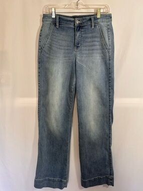 Judy Blue High Rise Wide Leg Trouser Jeans Light Wash Size 9/29